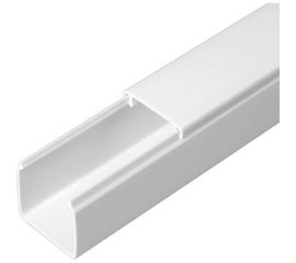 Кабель-канал Промрукав белый 2-й замок в г/к 25х25 2-х метровый PR.062525 