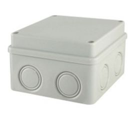 Распаечная коробка TDM ОП 110x110x70мм, крышка на винтах, IP55, 8 входов, без гермовводов, индивидуальный штрихкод SQ1401-0824 