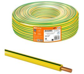 Провод ПуВ TDM 1x2,5 ГОСТ (100м), желто-зеленый SQ0124-1333 