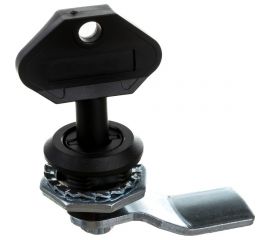 Замок-защелка для металлического бокса TDM (цилиндр и корпус из черного пластика) SQ0825-0019 