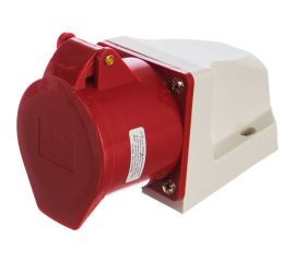 Стационарная наружная розетка ЭРА 125 3Р+РЕ+N 32А 380В IP44 Б0032879 