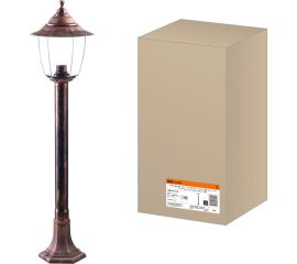 Светильник TDM Прага Эл-11-73-100М 60 Вт Е27 напольный на стойке h-1.0 м медь, прозрачный SQ0330-0539 