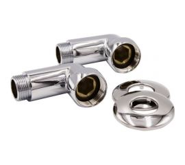 Угловое соединение для полотенцесушителя VRT 1-3/4, внутренняя/наружная, с отражателем, пара 534094 