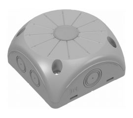 Монтажная (распределительная) коробка для видеокамер Промрукав серая 100x100x50 1шт 60-0500 