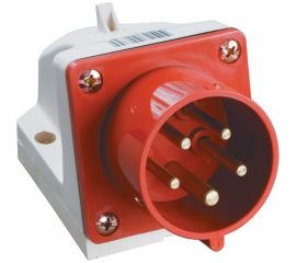 Стационарная вилка IEK 525 3Р+РЕ+N 32А 380В IP44 PSR52-032-5 