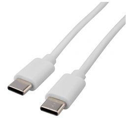 Кабель USB Type-C - Type-C REXANT 45W Power Delivery, 1 м белый 18-1830 