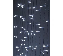 Светодиодная новогодняя гирлянда ЭРА Занавес 8 режимов, 3х2 м, холодный белый ЕNIGW-320W Б0051874 