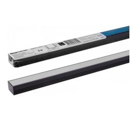 Алюминиевый профиль TDM накладной черный 1612 2 м, матовый рассеиватель, 2 заглушки, 3 крепежа SQ0331-0492 