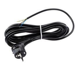 Шнур питания с вилкой ЭРА UX-3x0,75-3m-B с заземлением 3м ПВС 3x0,75мм2 черный Б0048693 
