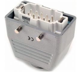 Вилка Emas 10 полюсов, кожух со штепселем, верхний ввод, без фиксатора, 16А EBM10FU30 