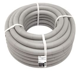 Гофрированная труба из ПВХ REXANT с зондом d 32 мм серая 25 м 28-0032-2 