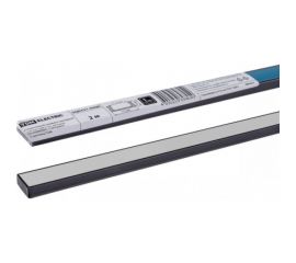 Алюминиевый профиль TDM накладной черный 1506 2 м, матовый рассеиватель, 2 заглушки, 3 крепежа SQ0331-0490 