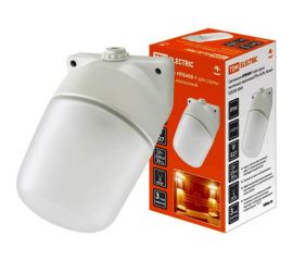 Настенный светильник для сауны TDM НПБ400-1, IP54, 60 Вт, белый, наклонный SQ0303-0049 