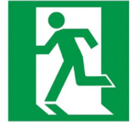 Самоклеящаяся этикетка IEK Выход здесь левосторонний, 150x150 мм YPC30-150VZ-LSTR 