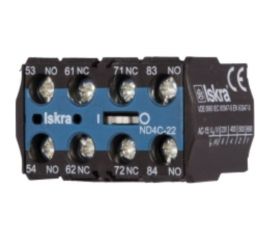Блок-контакт Iskra для миниконтакторов ND4M-04 УТ-00019719 