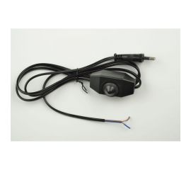 Сетевой шнур с вилкой и выключателем с диммером Uniel UCX-C30/02A-170 BLACK UL-00004438 