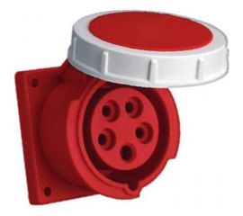 Стационарная внутренняя розетка EKF PROxima 3252, 3Р+РЕ+N, 32А, 380В, IP67, SQ ps-3252-32-380 