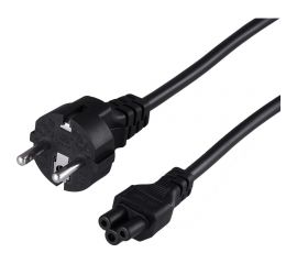 Сетевой шнур REXANT евровилка - евроразъем С5, 3x0,75 мм2, 1,8 м для питания ноутбука 11-1151 