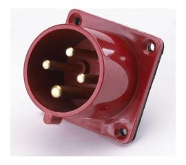 Вилка TDM 614 скрытая 3Р+РЕ 16А 380В IP44 SQ0607-0002 