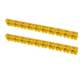 Наборный маркер TDM символ C желтый 2,5 мм2 150 шт. SQ0534-0030 