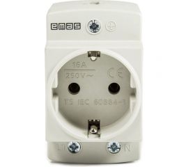 Розетка на дин-рейку Emas EPREU2G 
