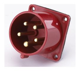 Вилка TDM 615 скрытая 3Р+РЕ+N 16А 380В IP44 SQ0607-0003 