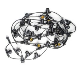 Гирлянда Uniel UDL-K110 40/E27/10M IP65 BLACK BELT-LIGHT Белт-лайт, 10 м + 1,5м сетевой шнур UL-00006440 