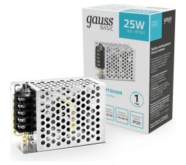 Блок питания Gauss Basic 12V 25W IP20 1/140 BT501 