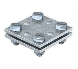 Крестообразный соединитель OBO Bettermann полоса-полоса 40мм 256 A-DIN 40 FT 5314666 