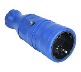 Переносная розетка IEK Omega рбп14-1-0м ip20, синяя OM-KR20-16-20-P1-00-K07 