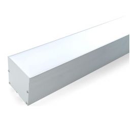 Накладной профиль для светодиодной ленты FERON CAB265 цвет серебро, 10376 