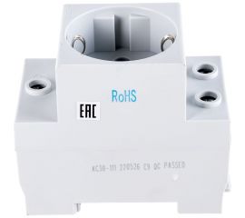 Розетка CHINT AC30-111 с заземляющим контактом на DIN-рейку 775001 