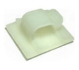 Держатель с самоклеющимся дном для проводов SapiSelco 19x10, уп.100шт полиамид 6.6 GAN.2MT.401 