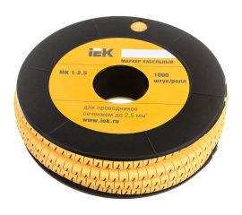 Маркировочное кольцо IEK 1-2.5мм, 7, МК, 1000шт/ролл UMK10-7 