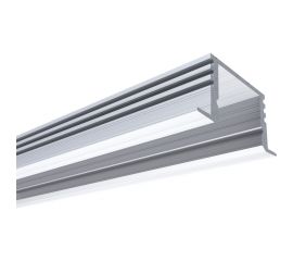 Врезной алюминиевый профиль APEYRON 12 мм глубокий, для светодиодной ленты, 2м. 08-12-01 