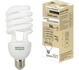 Люминесцентная лампа TDM НЛ-HS-36 Вт-4000 К–Е27 SQ0347-0032 