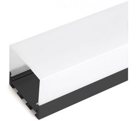 Накладной профиль FERON 42x45мм, алюминиевый, черный, 2м, CAB268 48149 