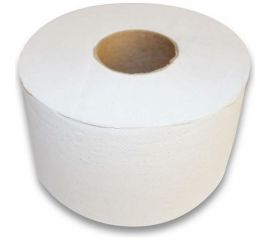 Туалетная бумага для диспенсера ООО Комус 1 слой, белый, 200 м, 12 рулонов в упаковке 200W1 1023407 