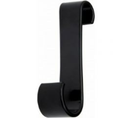 Пластиковый крючок для ванной PRIMANOVA S - образный, чёрный M-B26-06 