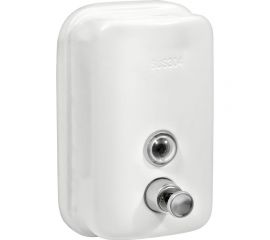 Дозатор для жидкого мыла Puff 8605W из нерж. стали , белый, 500 мл, порошковое окрашивание 1402.021 