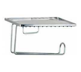 Держатель туалетной бумаги с полкой для мобильного телефона SWENSA хром SWR-3003-1 