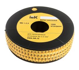 Маркировочное кольцо IEK 1-2.5мм, 2, МК, 1000шт/ролл UMK10-2 