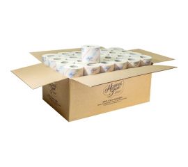 Туалетная бумага МЯГКИЙ ЗНАК 1-сл, 1 рул/уп, 51 м, 72, стандарт белая Г-С28н 