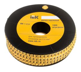 Маркировочное кольцо IEK 1-2.5мм, 3, МК, 1000шт/ролл UMK10-3 