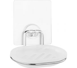 Мыльница для ванной Kleber настенная на силиконовом креплении пластиковая Lite KLE-LT036 