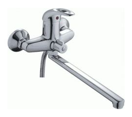 Смеситель для ванны LEDEME картридж диаметр 40 мм, дивертор в корпусе керамика, силумин L2202-B 89283 