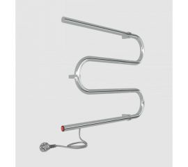 Полотенцесушитель INDIGO M без полки (electro) 50/40 (кнопка, прямой провод, полированный) ME50-40 