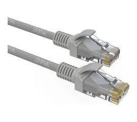 Патч-корд ЭРА Simple PC-1.5U-A U/UTP категория 5e, длина 1,5 метра, неэкранирован, серый, Б0051371 