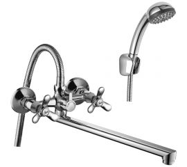 Смеситель для ванны Rossinka Q02-80 универсальный 