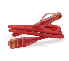 Патч-корд Hyperline PC-LPM-UTP-RJ45-RJ45-C5e-0.5M-LSZH-RD U/UTP, Cat.5e (100% Fluke Component Tested), LSZH, 0.5 м, красный 229948 